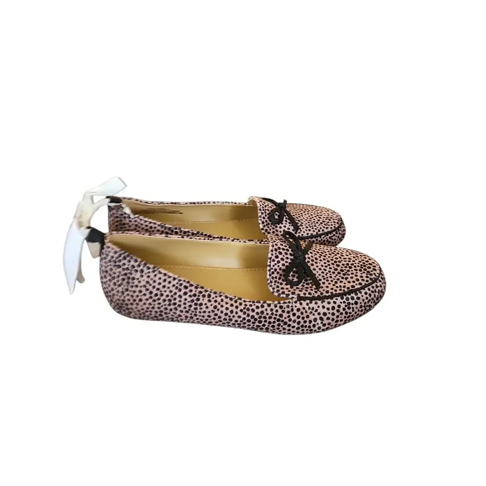 J.Crew Girls' Leopard Print Loafers sz 1 new with tags